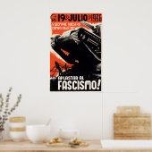Spanish Civil War Poster Our common objective (Cuisine)