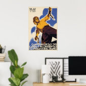 Spanish Civil War Poster Peasant, break your (Bureau à domicile)