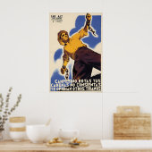 Spanish Civil War Poster Peasant, break your (Cuisine)