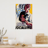 Spanish Civil War Poster POUM Unity! Discipline! (Cuisine)
