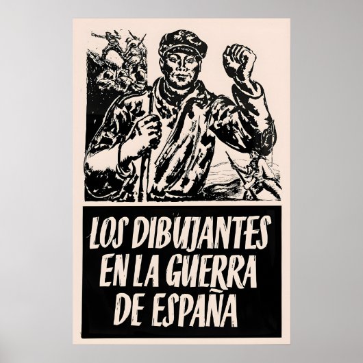 Spanish Civil War Propaganda Poster The artists (Devant)