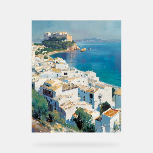 Spanish coastal town  (Recto)