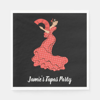 Spanish Flamenco Dancer with Fan Servet