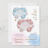 Spanish Gender Reveal Invitation (Devant)