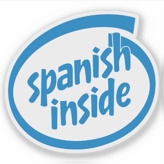Spanish inside sticker (Voorkant)