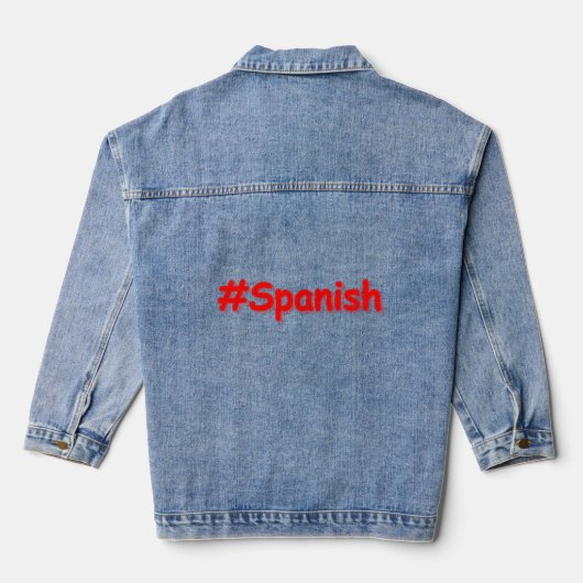 "#Spanish " Joli Design. Commandez dès maintenant  (Verso)