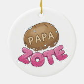 Spanish Papa Zote Soap Ornament (Achterkant)