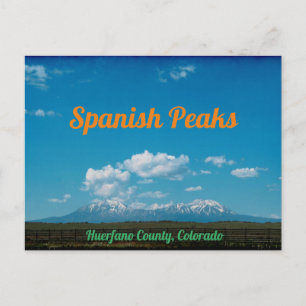 Spanish Peaks, Colorado Briefkaart