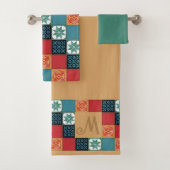 Spanish Portuguese Azulejos Tiles Monogram Initial (En situation)