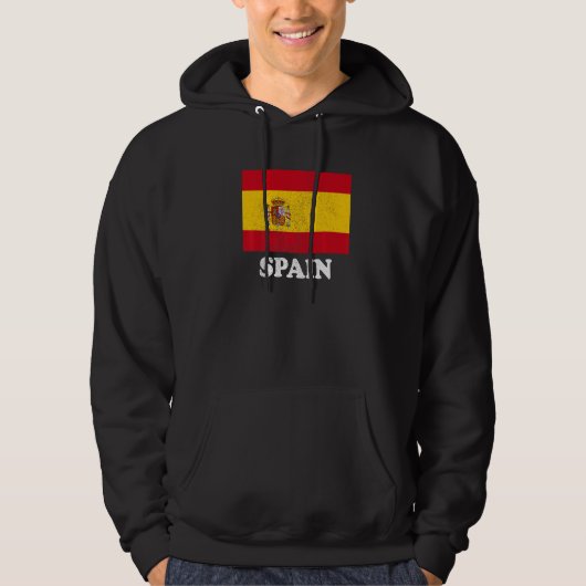 Spanish Spain Flag Pride Spanish Flag   Hoodie (Voorkant)