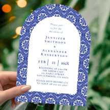 Spanish Tiles Wedding Invitation