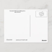 Spanjaard Roze Jurk Matryoshka Briefkaart (Achterkant)