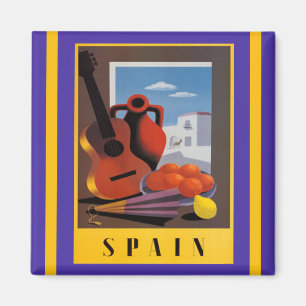 Spanje advertentie Vintage Magnet Magneet
