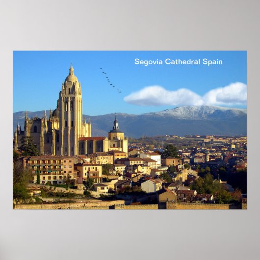 Spanje afbeelding voor poster (Voorkant)