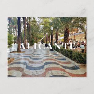 Spanje Alicante Briefkaart
