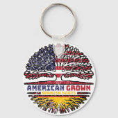 Spanje - Amerikaanse Amerikaanse Amerikaanse Ameri Sleutelhanger (Voorkant)