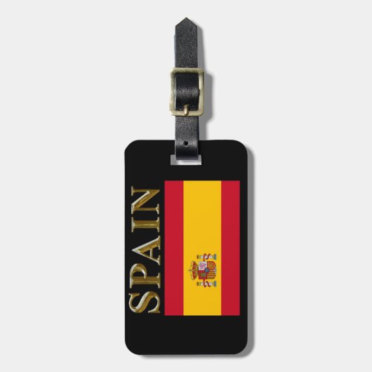 SPANJE BAGAGELABEL (Voorkant verticaal)