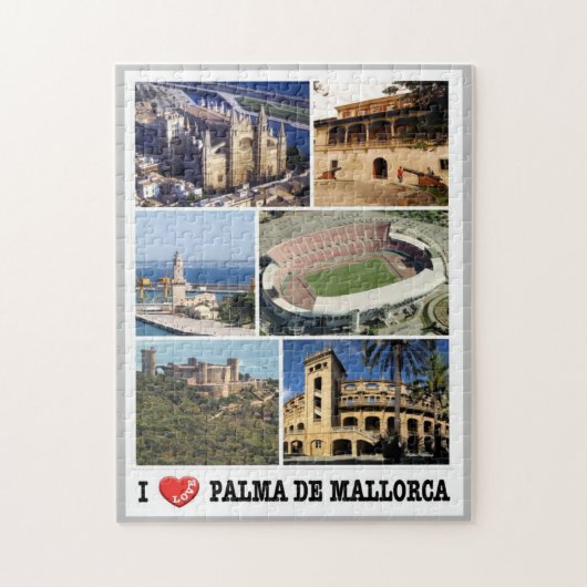 Spanje - Balearen - Majorca - I Love - Legpuzzel (Verticaal)