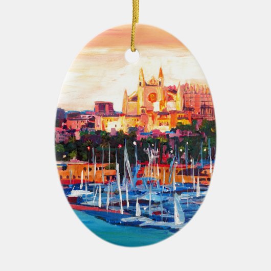 Spanje Balearen Palma de Mallorca Keramisch Ornament (Voorkant)