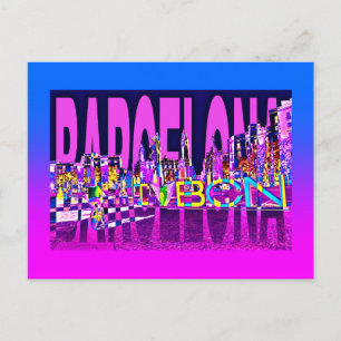 spanje BARCELONA Briefkaart