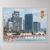 Spanje - Barcelona - Poster (Voorkant)
