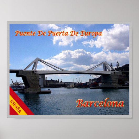 Spanje - Barcelona - Poster (Voorkant)