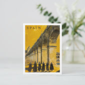 Spanje  bekende reisplaats briefkaart (Staand voorkant)
