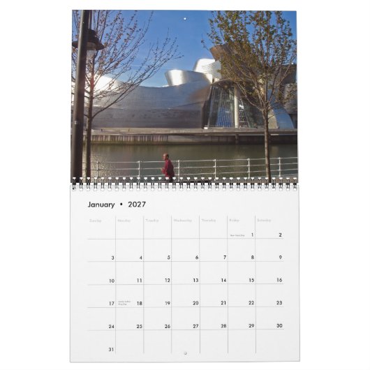 Spanje BILBAO, 2012 Kalender (Jan 2027)