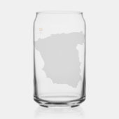 Spanje Blikvorm Glas (Achterkant)