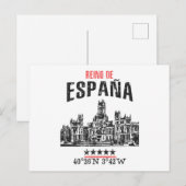 Spanje Briefkaart (Voorkant / Achterkant)