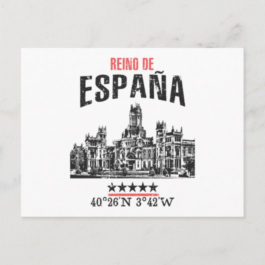 Spanje Briefkaart (Voorkant)