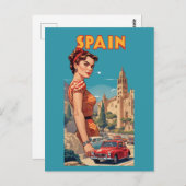  Spanje Briefkaart (Voorkant / Achterkant)