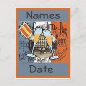 Spanje Briefkaart reizen, tekst bewerken (Voorkant)