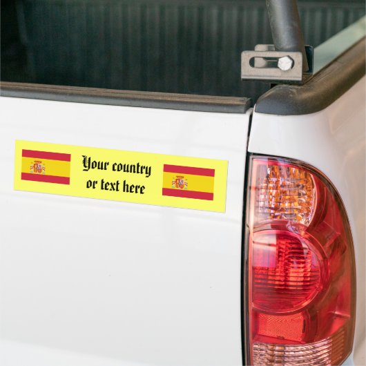 Spanje Bumpersticker (Op Truck)