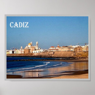 Spanje - Cadiz - Poster