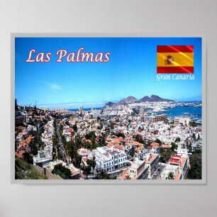 Spanje - Canarische eilanden - Gran Canaria - Poster