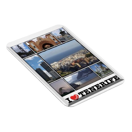 Spanje - Canarische eilanden - Tenerife - I Love - Magneet (Rechterzijde)