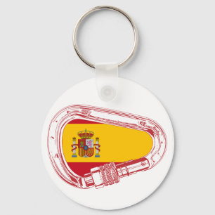Spanje Carabiner Flag Sleutelhanger