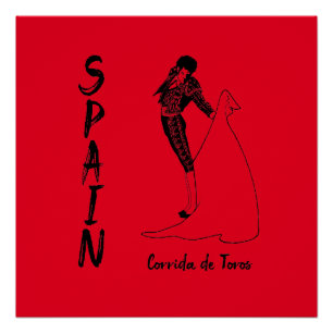 SPANJE Corrida de Toros (stierengevechten) Perfect Poster