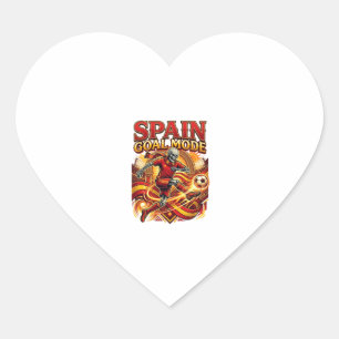 Spanje Doel Modus Skelet Aanvaller Naties Streetwe Hart Sticker