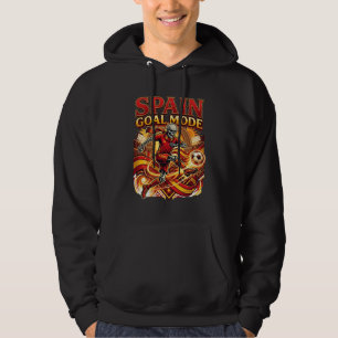 Spanje Doel Modus Skelet Aanvaller Naties Streetwe Hoodie