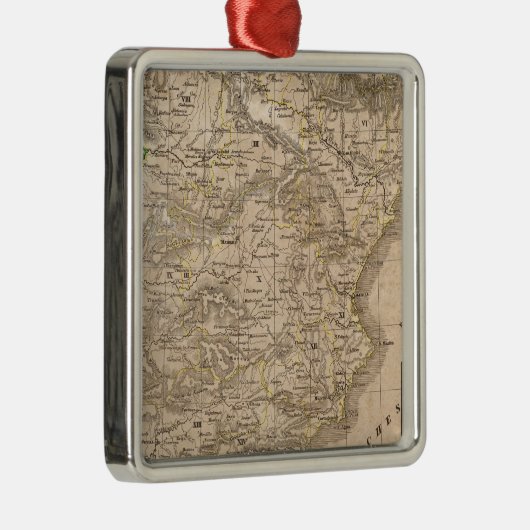 Spanje en Portugal 20 Metalen Ornament (Rechts)