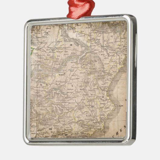 Spanje en Portugal 20 Metalen Ornament (Links)