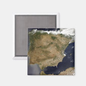 Spanje en Portugal Magneet (Voorkant / Achterkant)