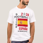 SPANJE ESPAÑA Football Voetbal Custom 2024 ELK JAA T-shirt (Voorkant)