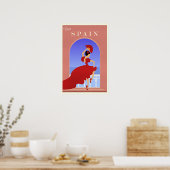 Spanje, Espana Reisposter, Poster (Keuken)