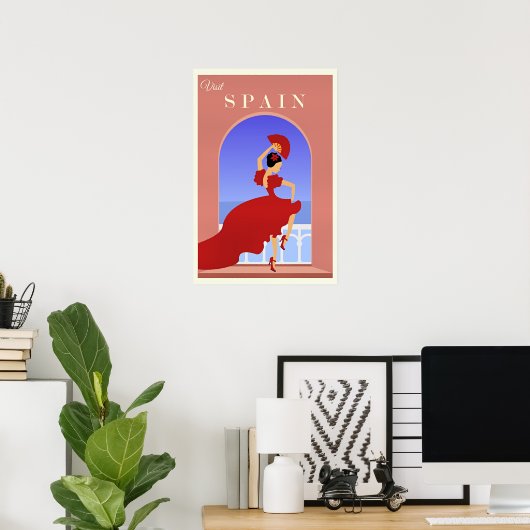 Spanje, Espana Reisposter, Poster (Thuiskantoor)