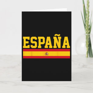 Spanje Espana Vlag Voetbal Sport Fan Souvenir Cade Kaart