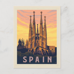 Spanje   Familia Sagrada Briefkaart