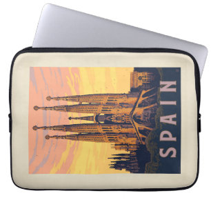 Spanje   Familia Sagrada Laptop Sleeve